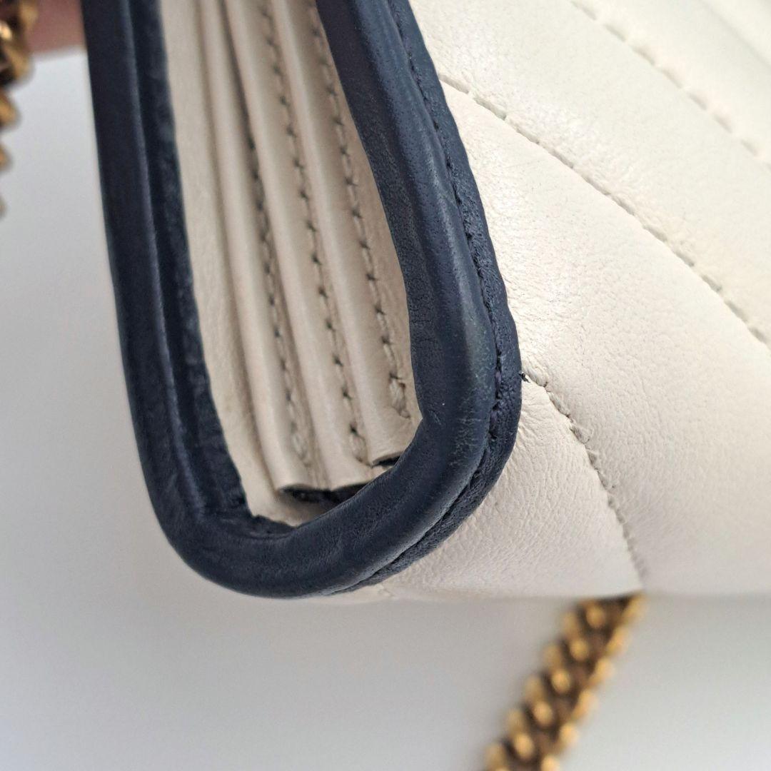 GUCCI　グッチ　GGマーモント チェーンウォレット