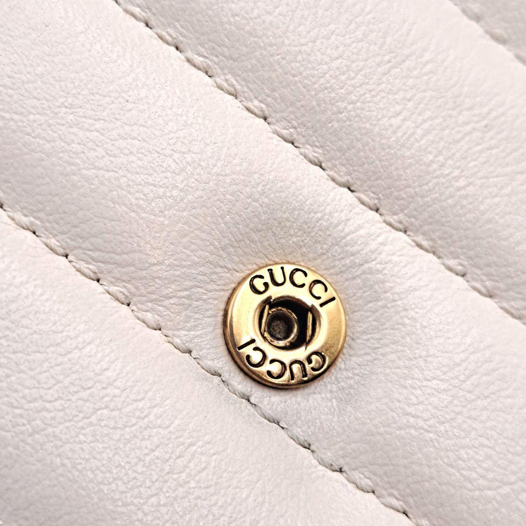 GUCCI　グッチ　GGマーモント チェーンウォレット