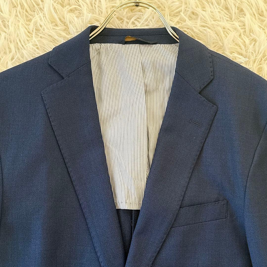 未使用級 Lサイズ 近年 ブルックスブラザーズ 紺ブレ 銀ボタン ジャケット 羊