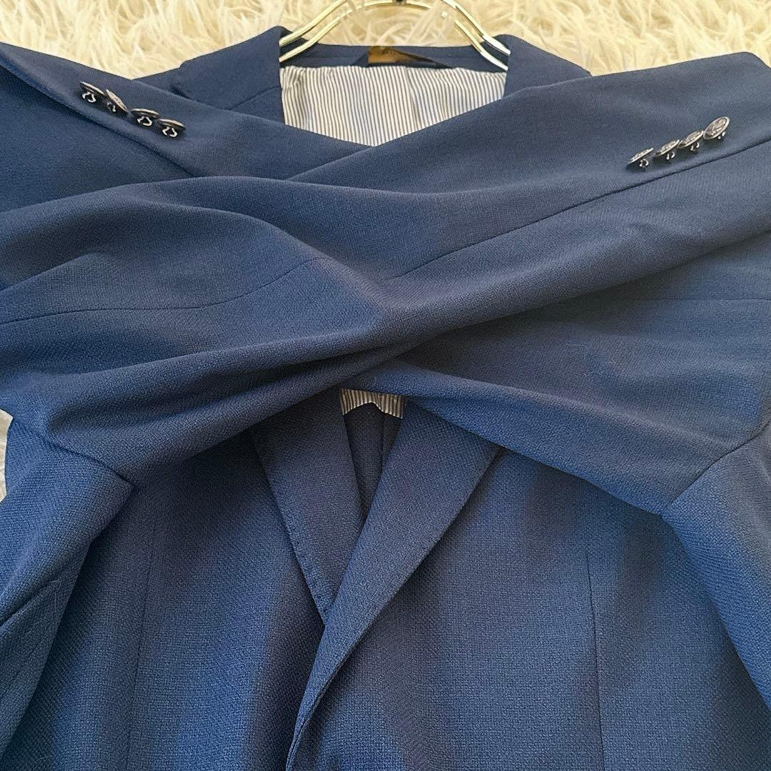 未使用級 Lサイズ 近年 ブルックスブラザーズ 紺ブレ 銀ボタン ジャケット 羊