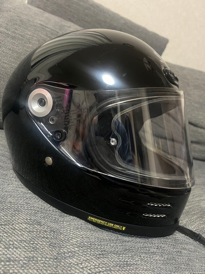 【ややキズ有り】SHOEI グラムスターフルフェイスヘルメット ブラック