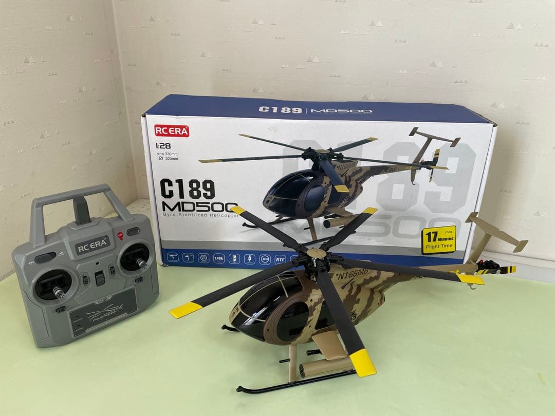 C189 MD500 迷彩色ヘリコプター
