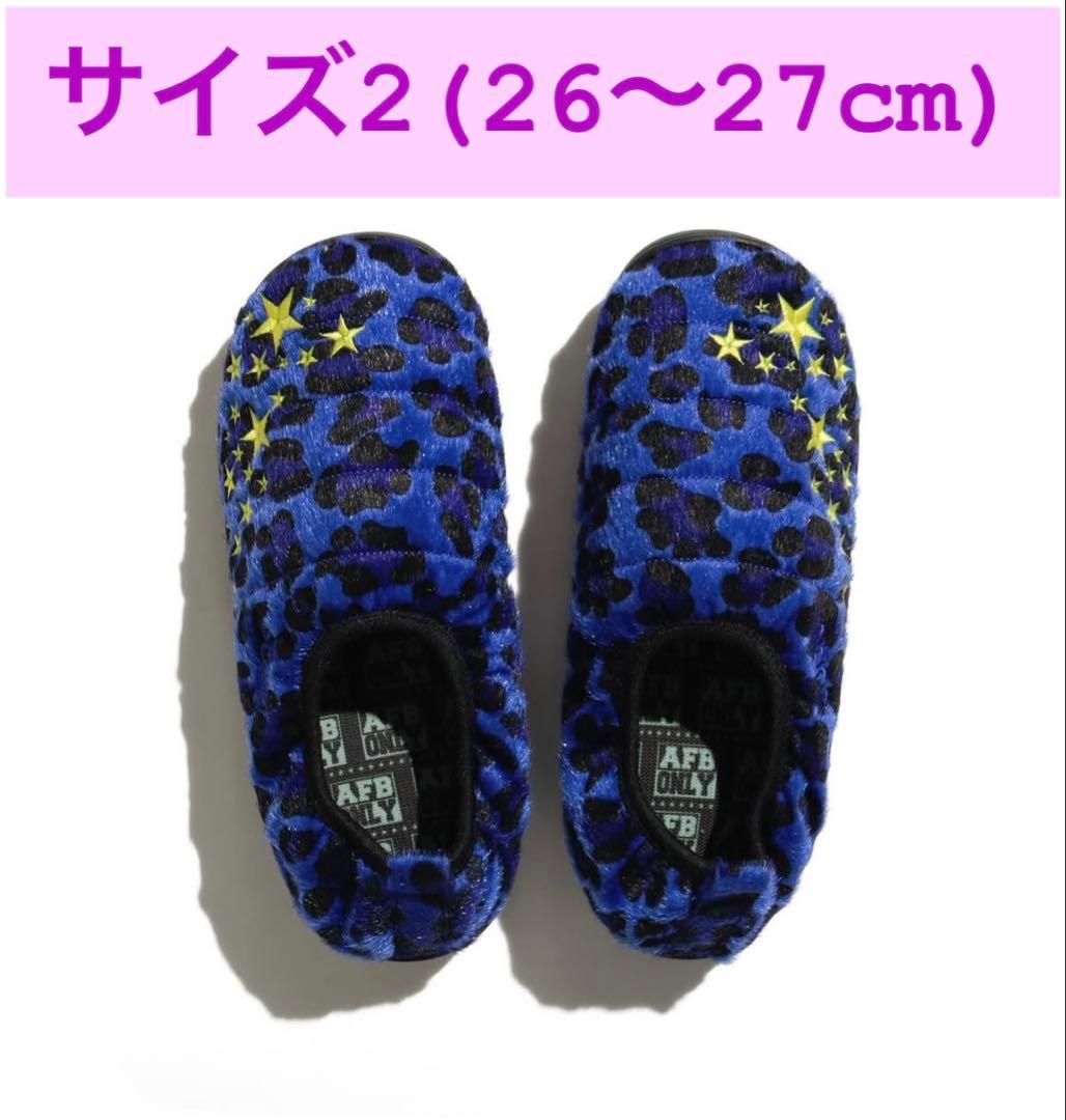 天*才様 AFB × SUBU LEOPARD STAR MULE ブルー サイ
