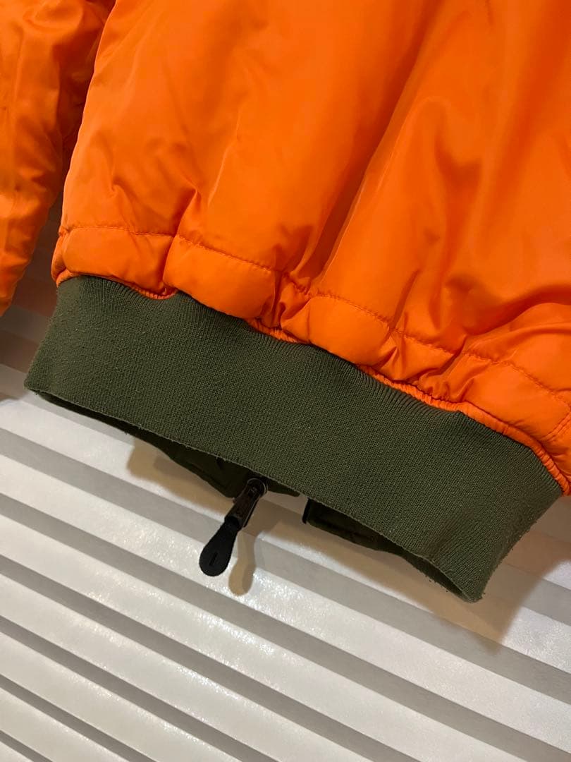 ALPHA MA-1 スリムフィット フライトジャケット XS セージ