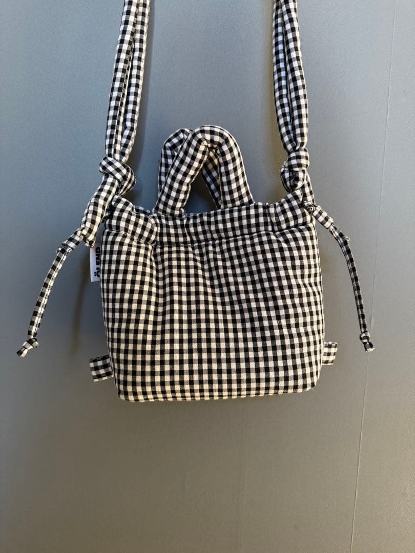 【OLEND】MICRO ONA SOFT BAG ショルダー ギンガムチェック