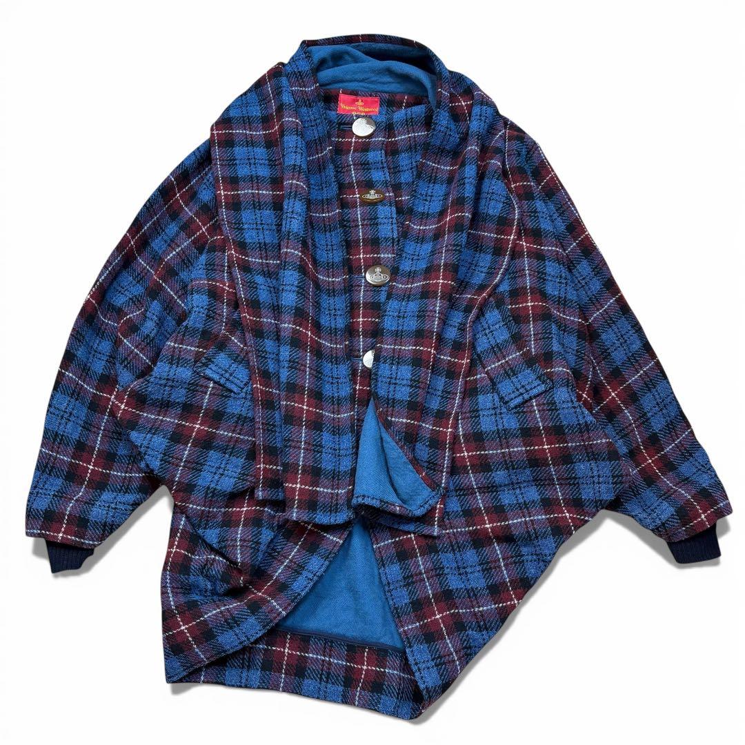 極美品 ヴィヴィアンウエストウッドレッドレーベル ポンチョ ドルマンコート