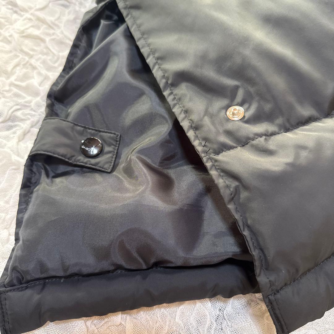 美品/Puma プーマ　黒 ブラック ダウン　ロングコート　ベンチコート　M