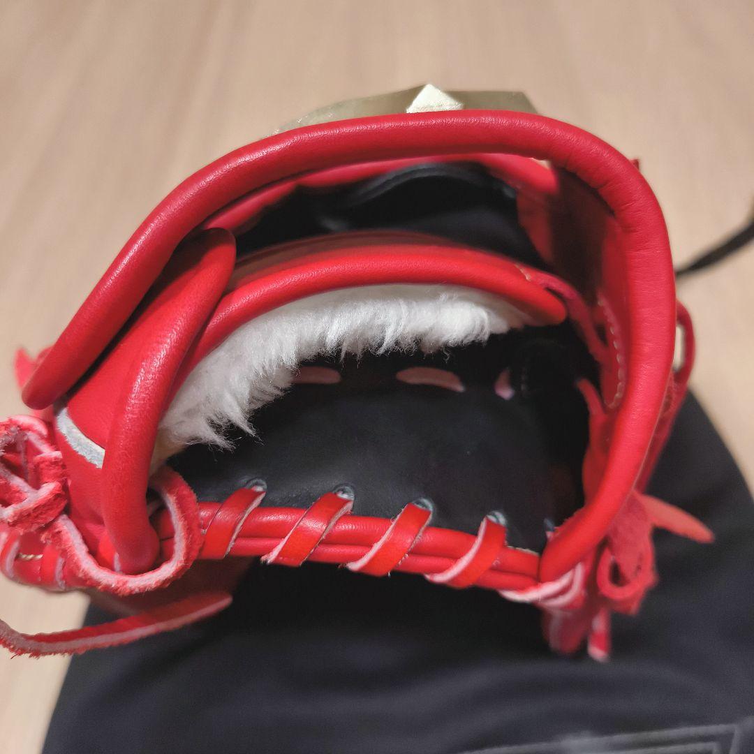 美品　MIZUNO グローバルエリート　大人用　軟式 内外野手グローブ　専用袋付