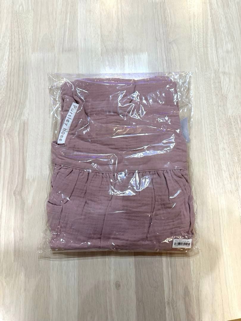 パセリ　parsley辻希美　ダスティピンク　コットンガーゼエプロン