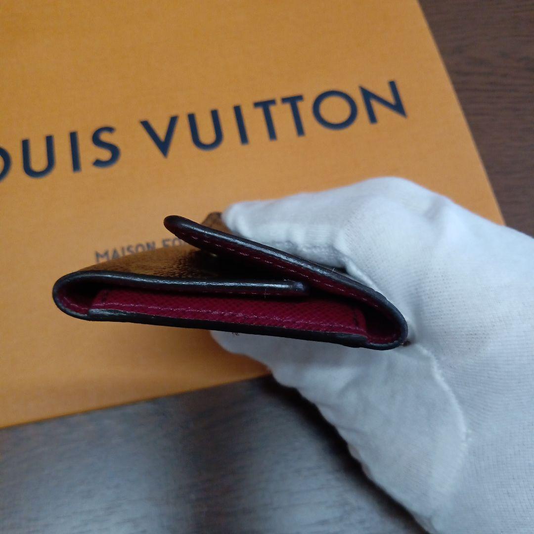 ルイ・ヴィトン、美品モノグラム、フューシャー、ミュルティクレ6連キーケース