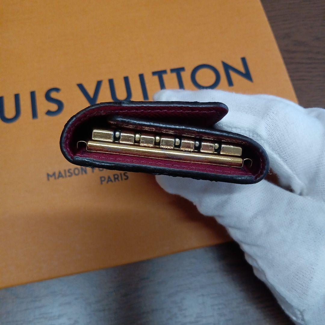 ルイ・ヴィトン、美品モノグラム、フューシャー、ミュルティクレ6連キーケース