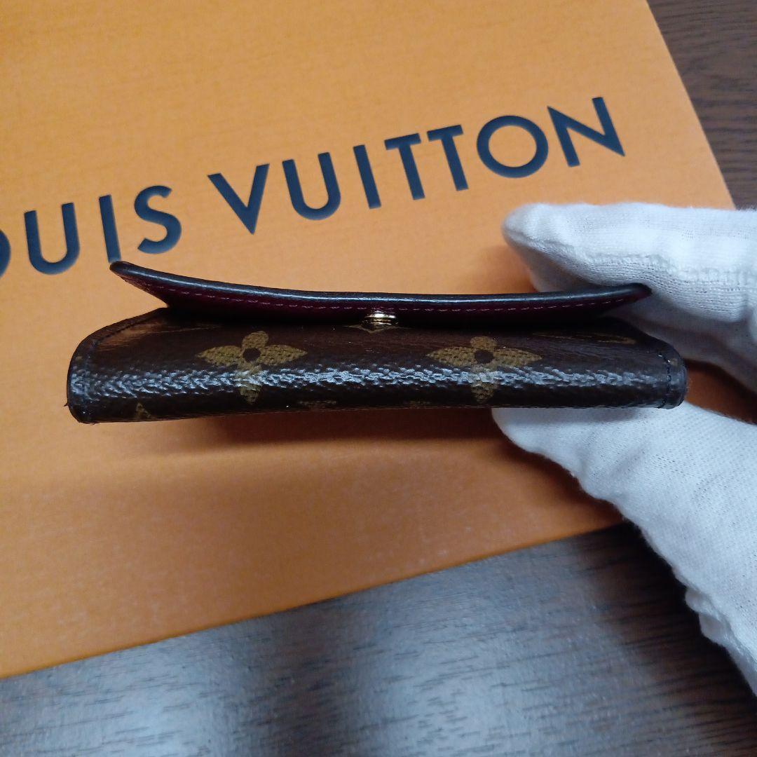 ルイ・ヴィトン、美品モノグラム、フューシャー、ミュルティクレ6連キーケース