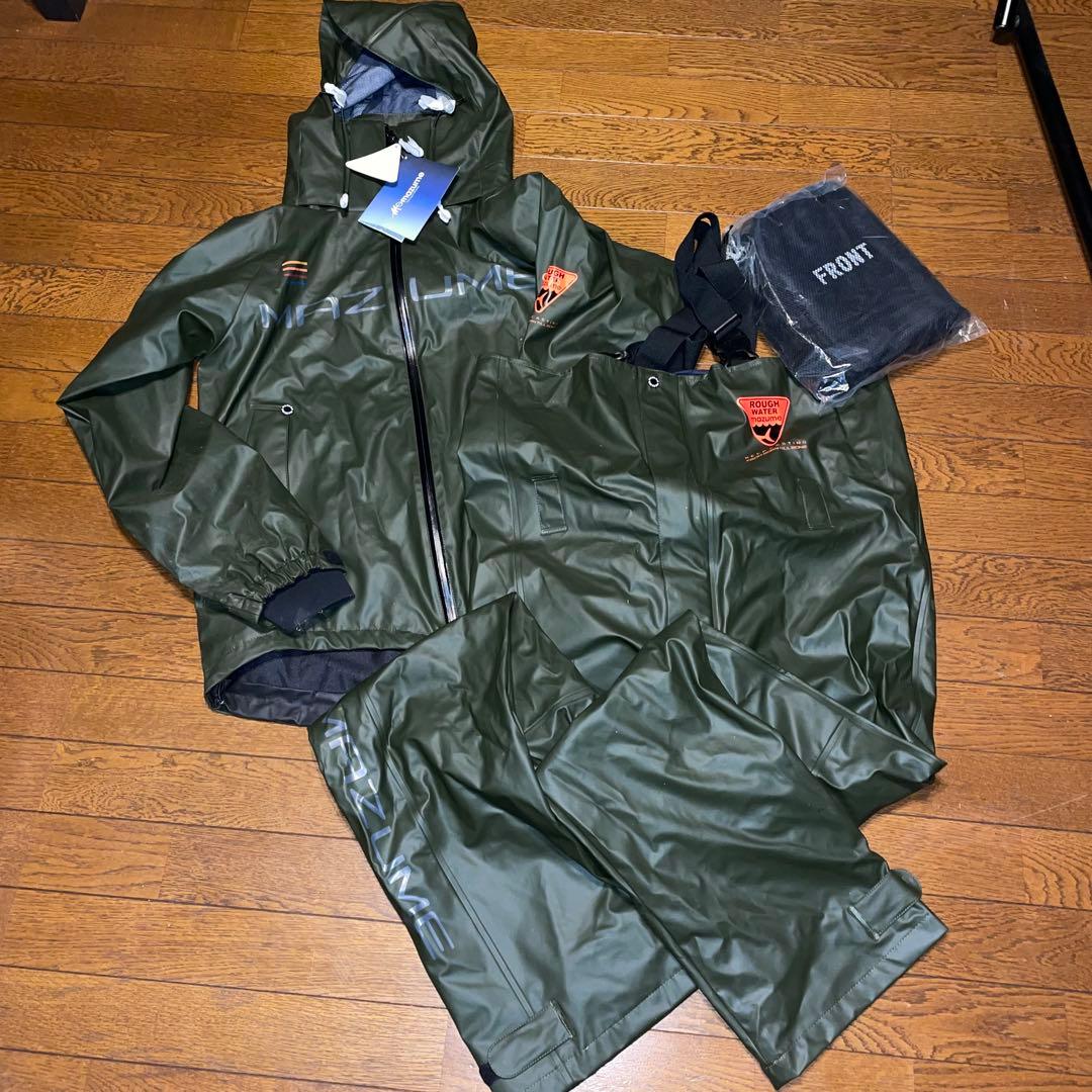 mazume（マズメまづめ）レインスーツ MZRS-774 アーミーグリーンL