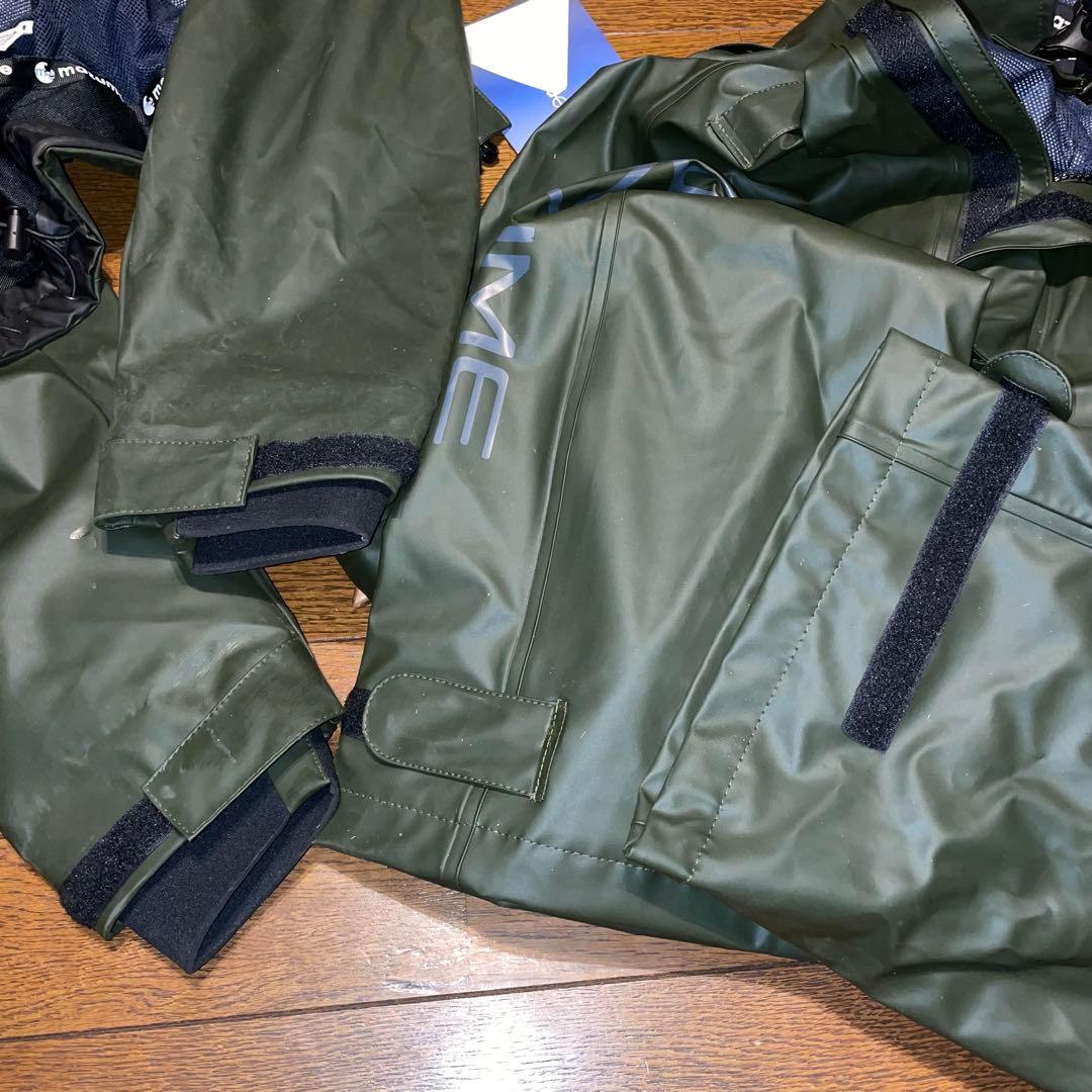 mazume（マズメまづめ）レインスーツ MZRS-774 アーミーグリーンL