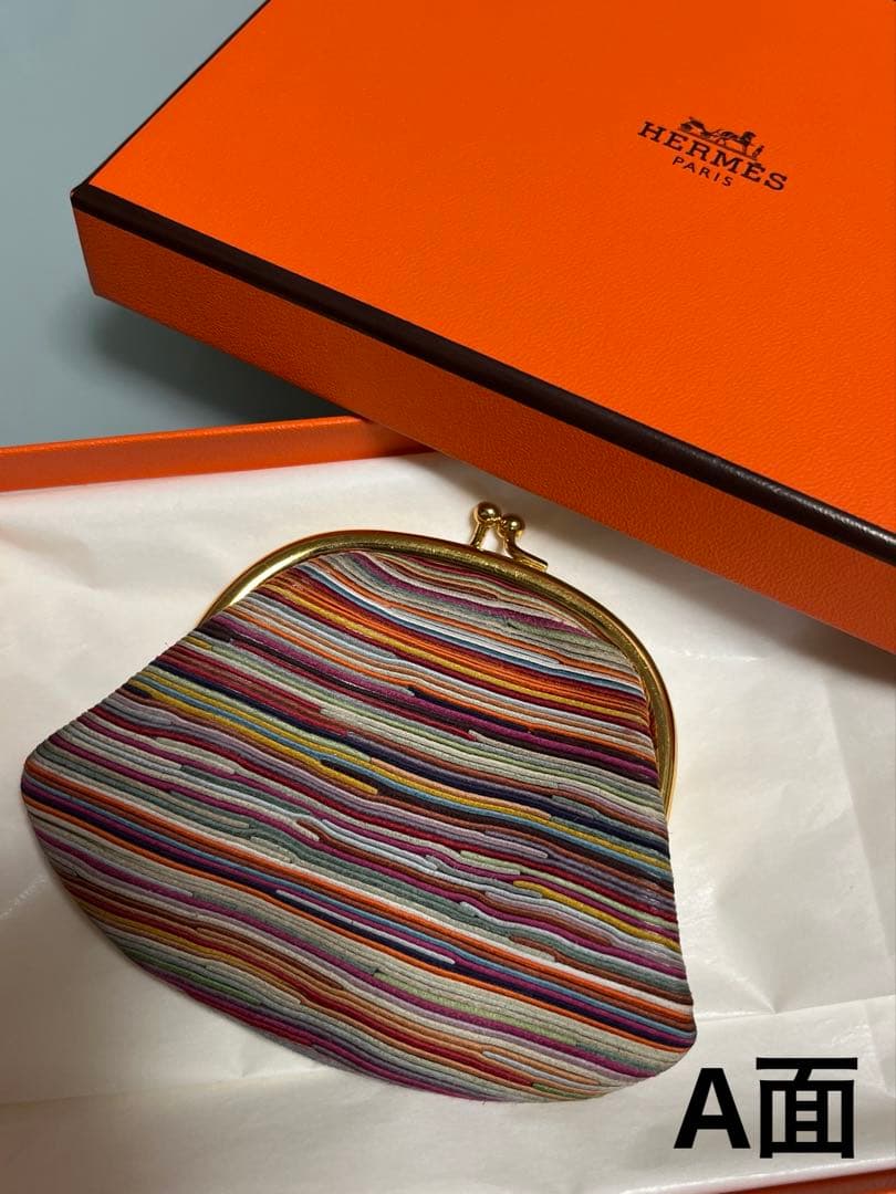 HERMÈS エルメス　ヴィブラート　がま口ケース　小銭入れ　美品