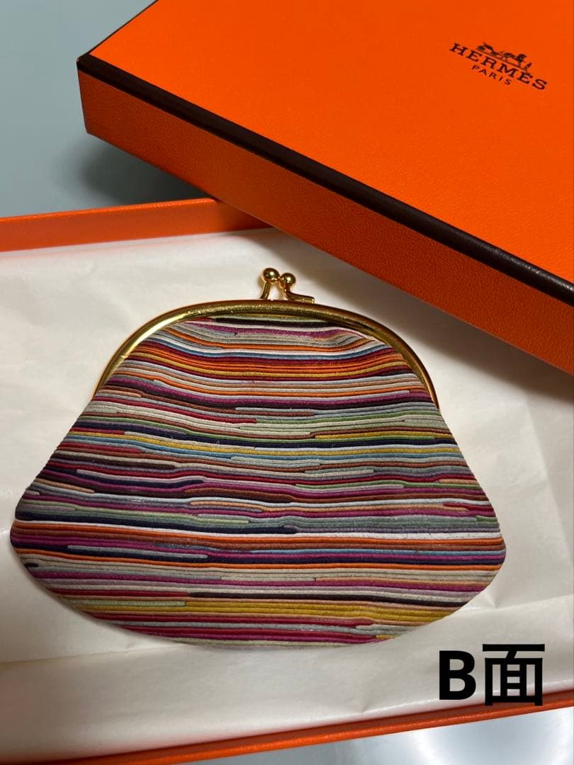 HERMÈS エルメス　ヴィブラート　がま口ケース　小銭入れ　美品