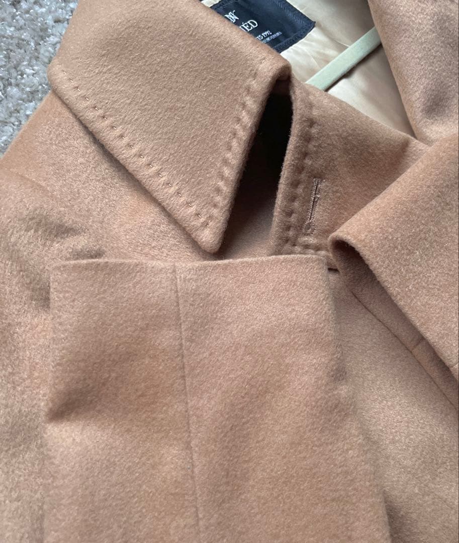 美品　高級　イネド　カシミア100% ロングコート　キャメル