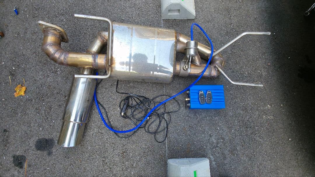 86 brz用 可変バルブ シングマフラー コントロールユニット付き