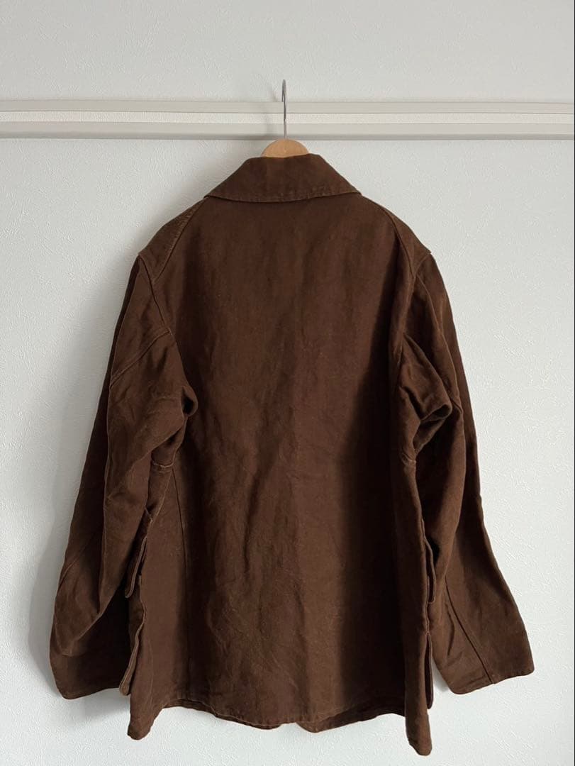 comoli 22ss ヘンプダックハンティングジャケット