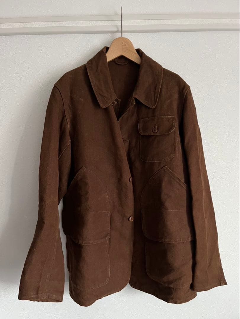 comoli 22ss ヘンプダックハンティングジャケット