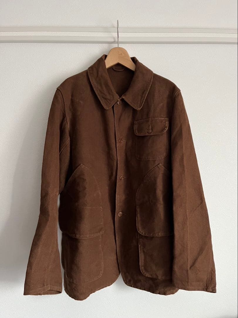 comoli 22ss ヘンプダックハンティングジャケット