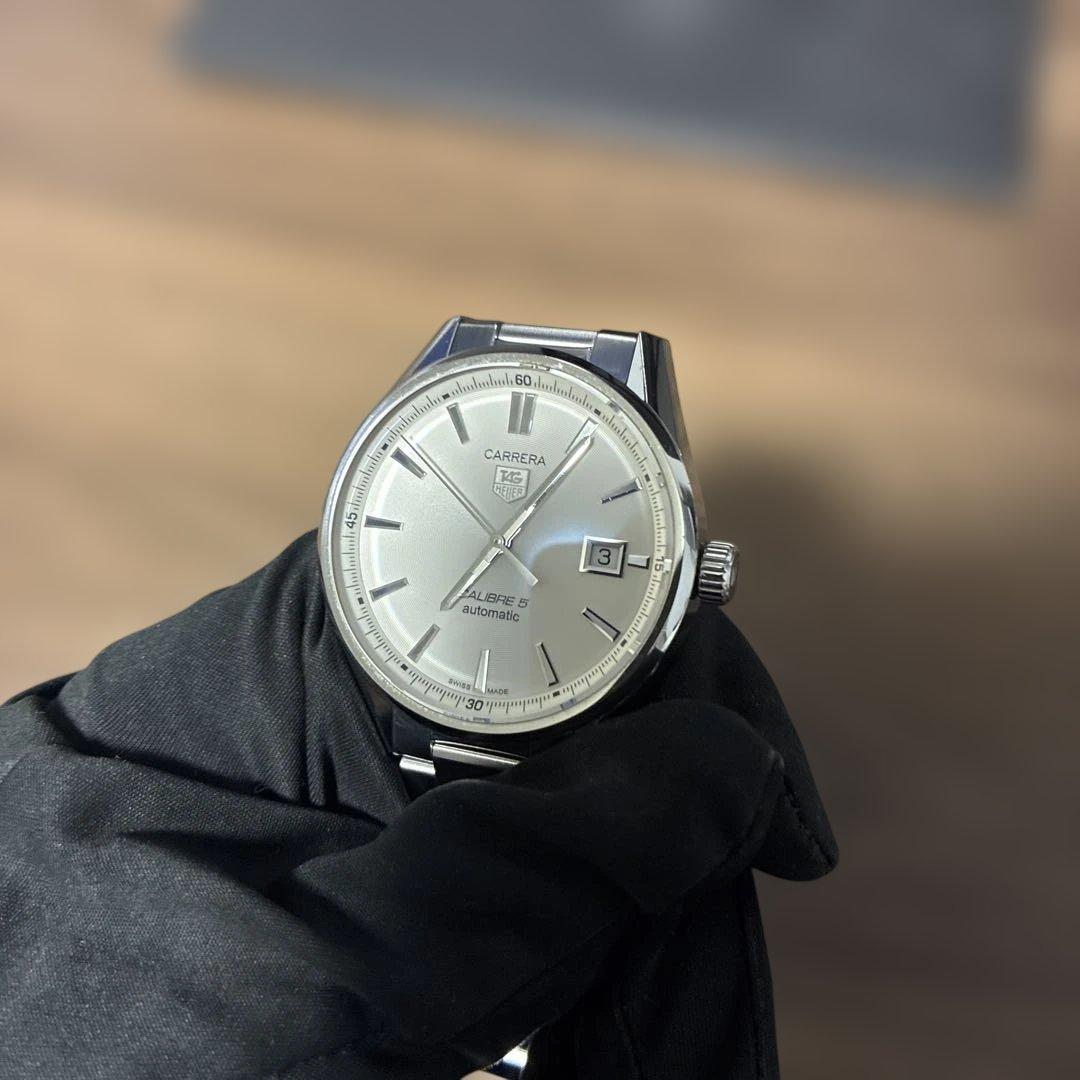 タグホイヤー カレラ キャリバー5 自動巻 WAR211B 保証書付 良品