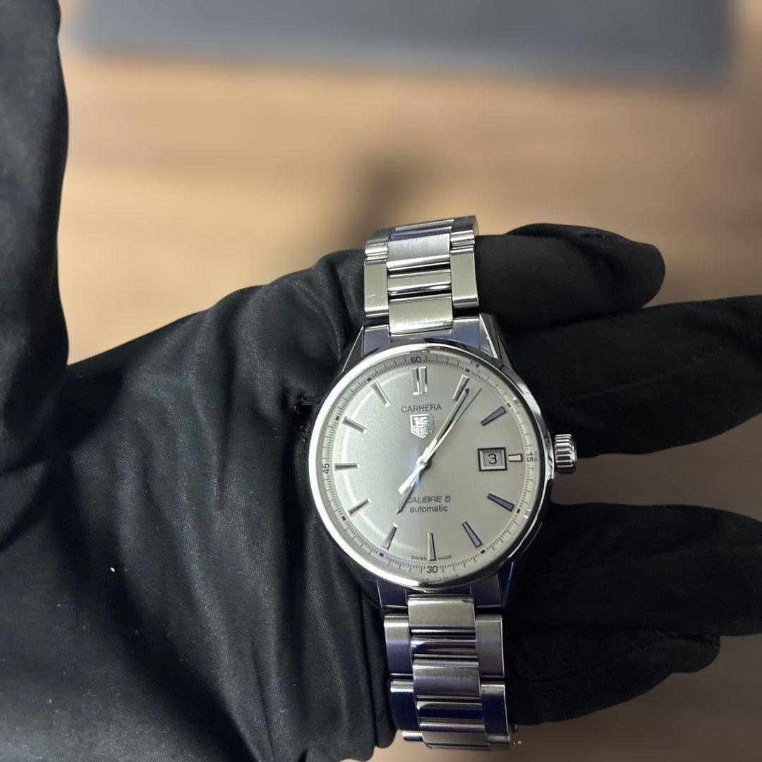 タグホイヤー カレラ キャリバー5 自動巻 WAR211B 保証書付 良品