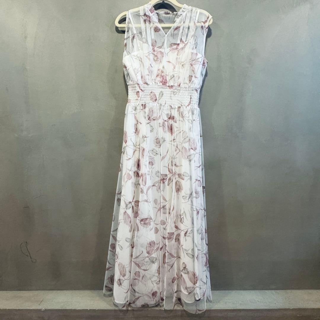 新品 CELFORD セルフォード レイヤードフラワーワンピース 38