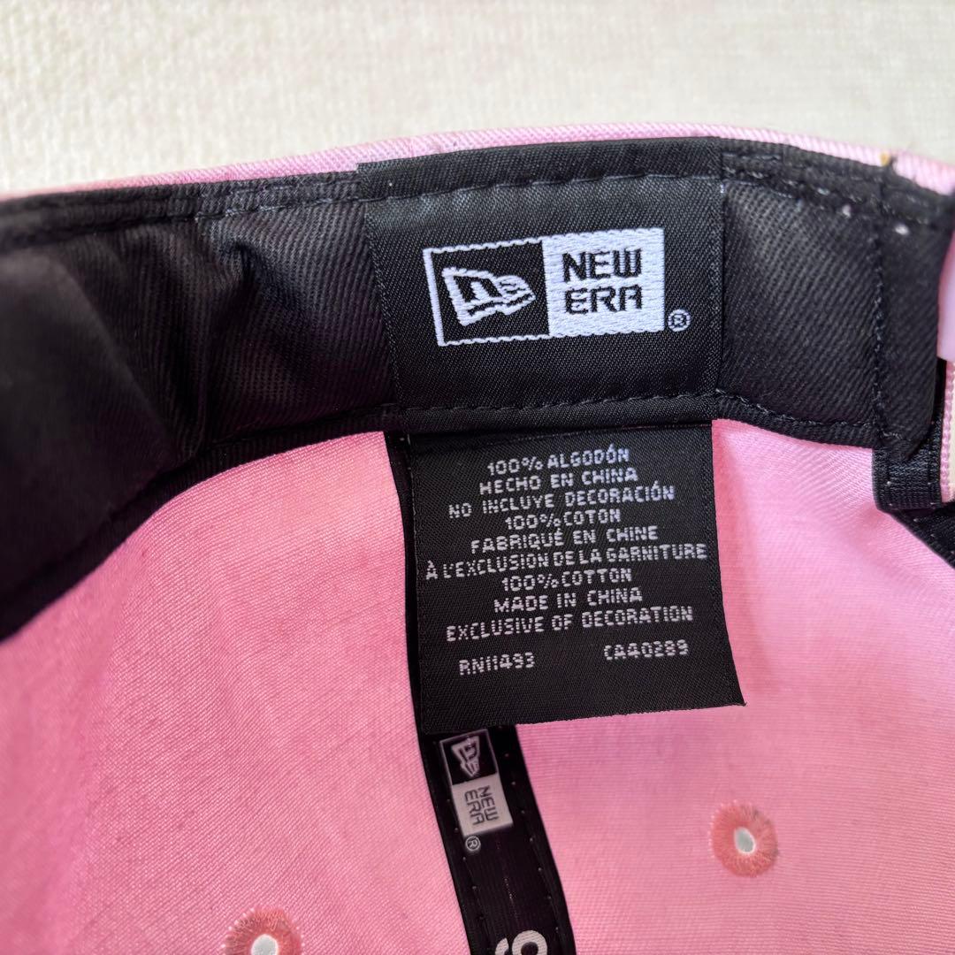 【海外限定】ニューエラ ニューヨークヤンキース 9FORTY Aフレーム ピンク