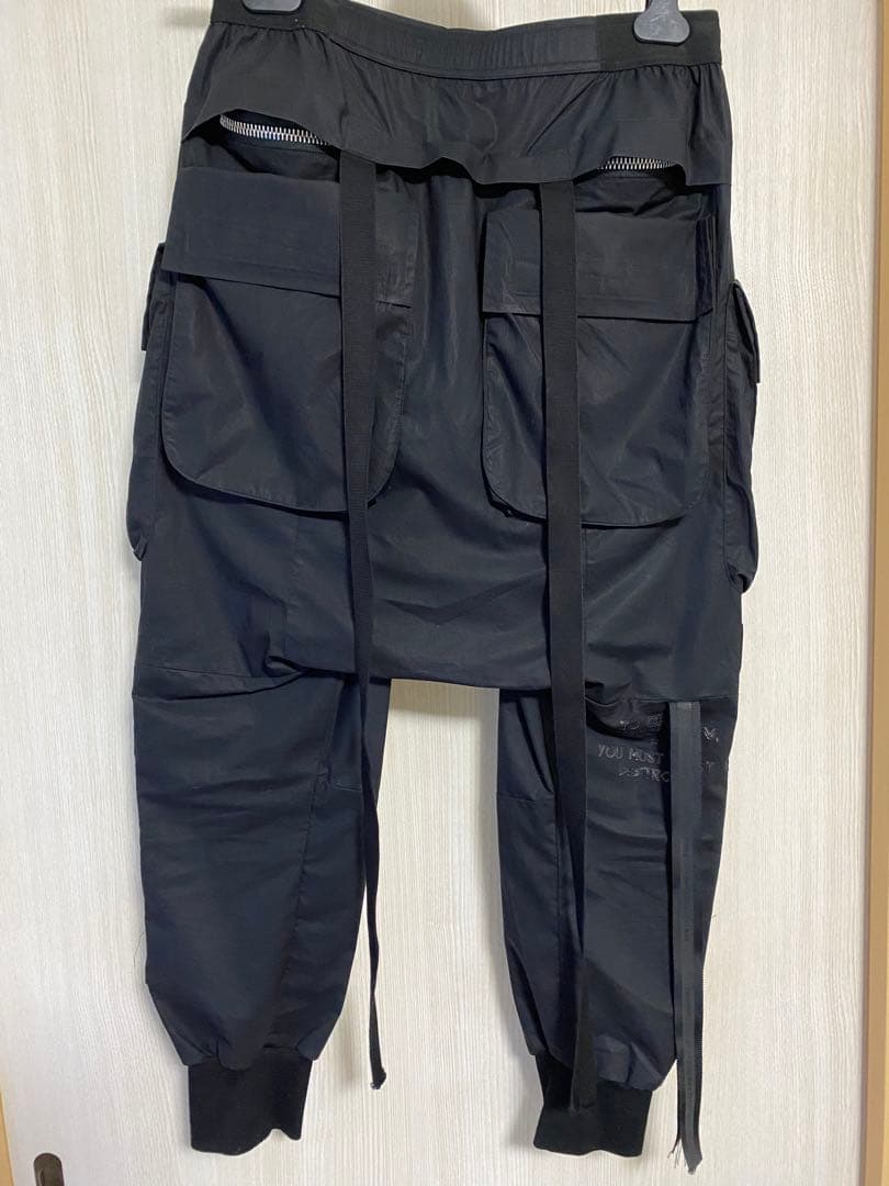 UNRAVEL PROJECT アンラベル　ブラックカーゴサルエルパンツ