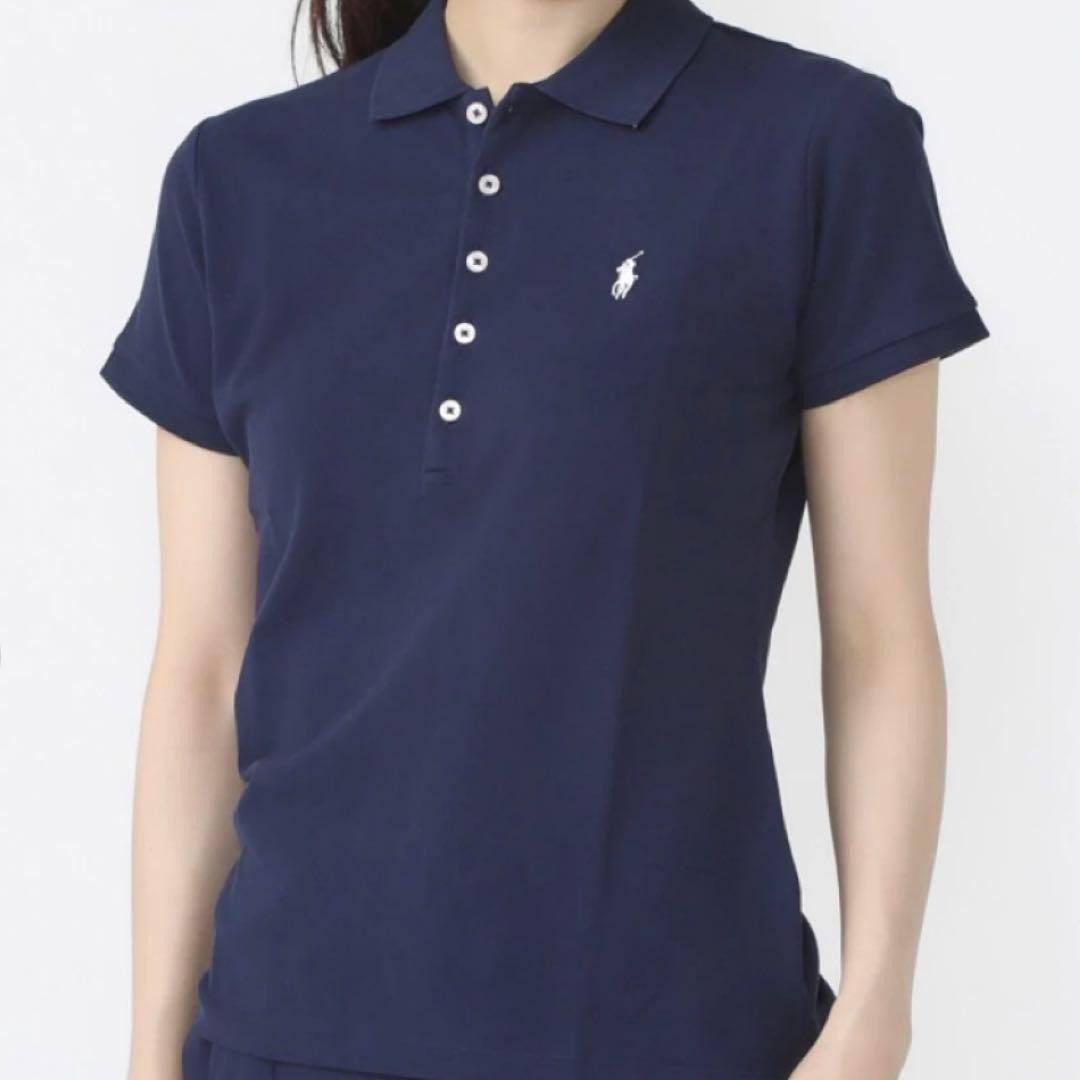【タグ付き新品】ポロラルフローレン スリムフィットポロシャツＳ紺 正規品 未開封