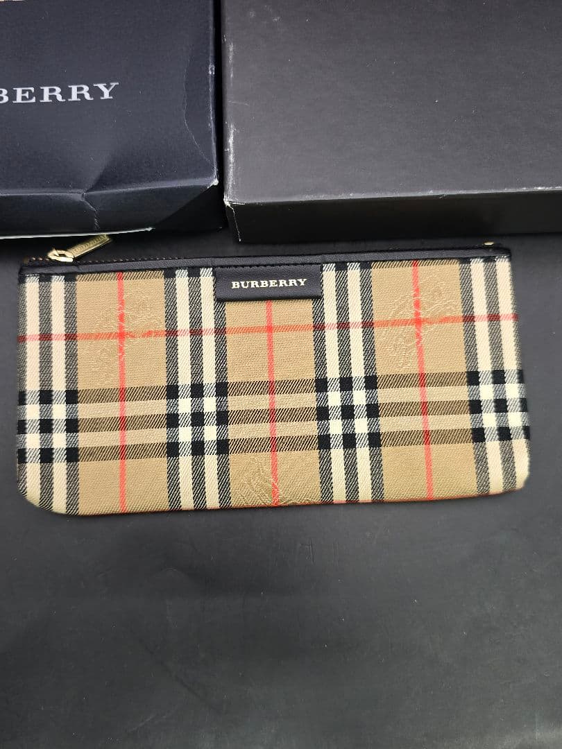 MT309　バーバリー　サスペンダー　トランクス　ポーチ　３点まとめ