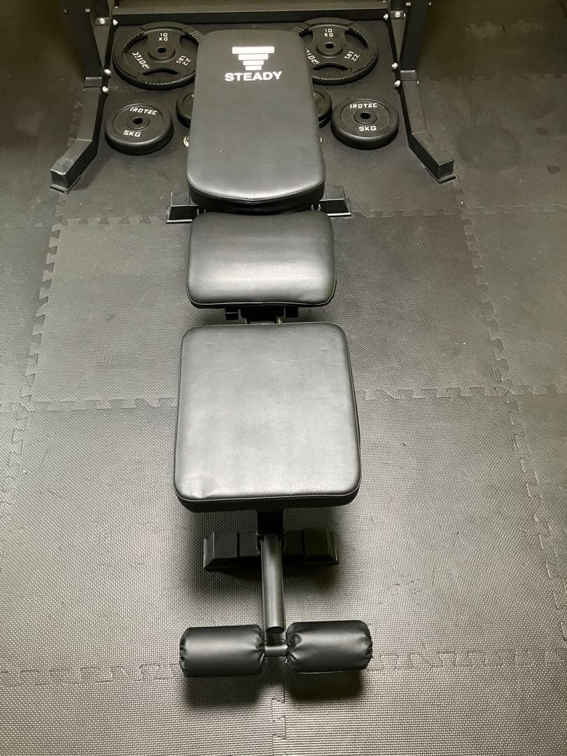 筋トレセット ハーフラック・バーベル・ダンベル・トレーニングベンチ