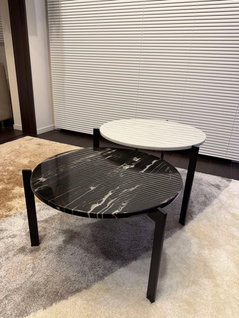 ★直接引取り限定★ アルモニアの大理石センターテーブル