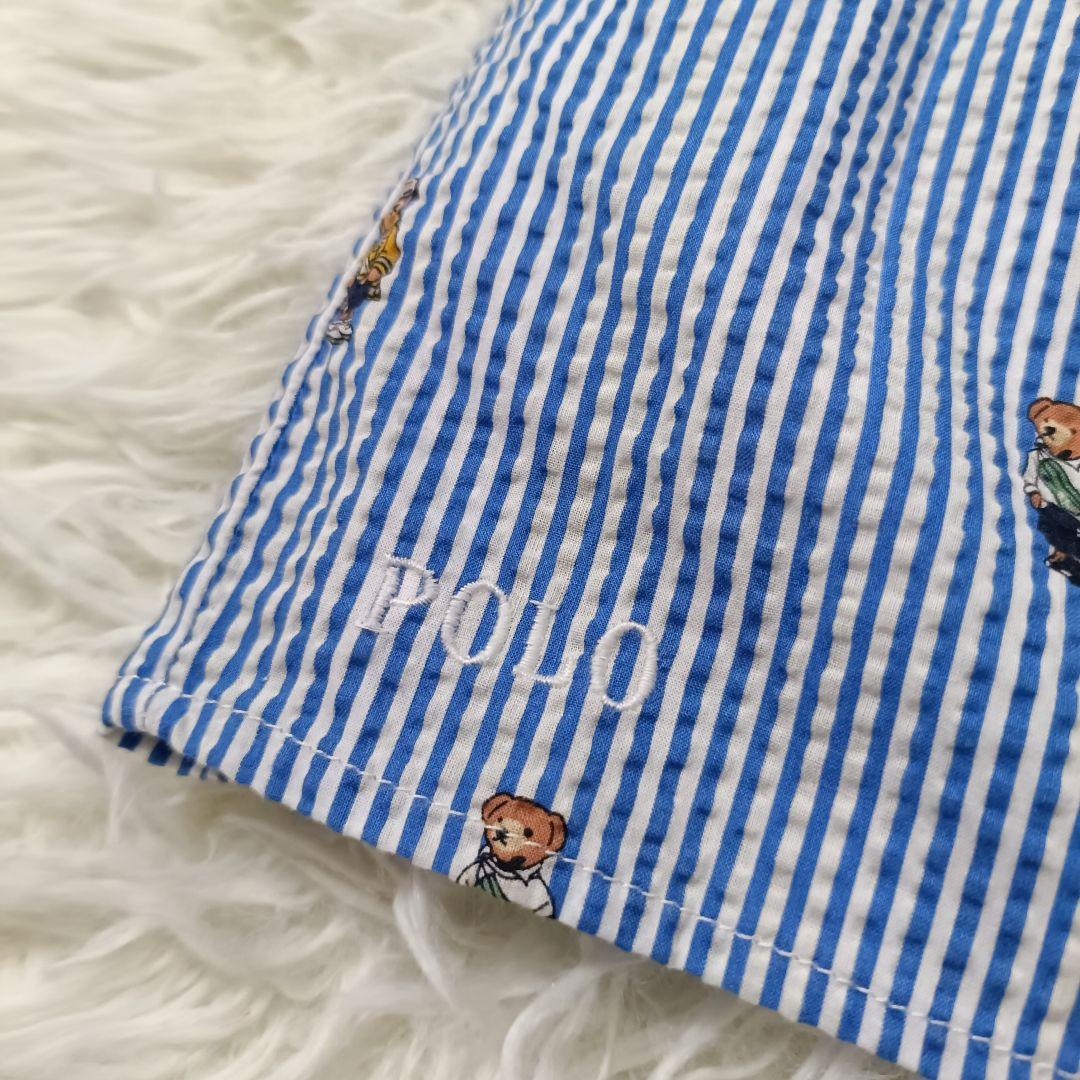 ポロラルフローレン ポロベア ロングフレアワンピース サイズ16 160 総柄