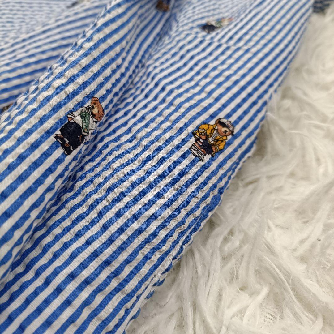 ポロラルフローレン ポロベア ロングフレアワンピース サイズ16 160 総柄