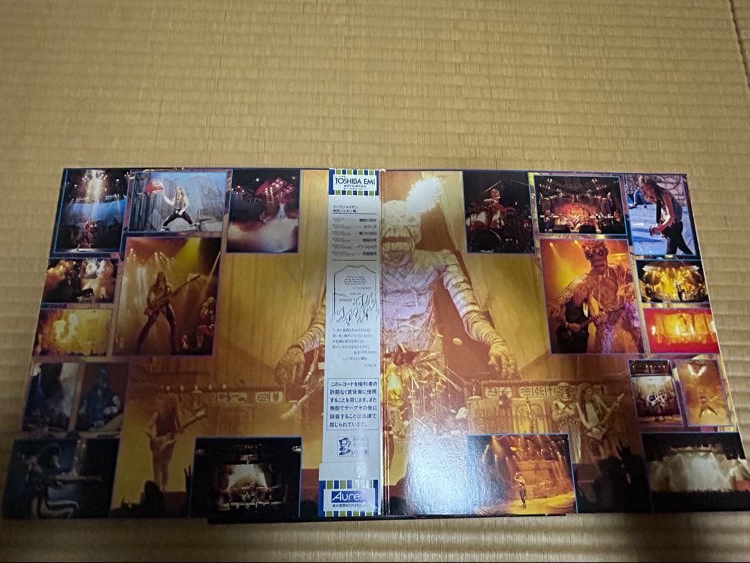 LP アイアンメイデン　死霊復活　2枚組　帯付き　初回限定盤