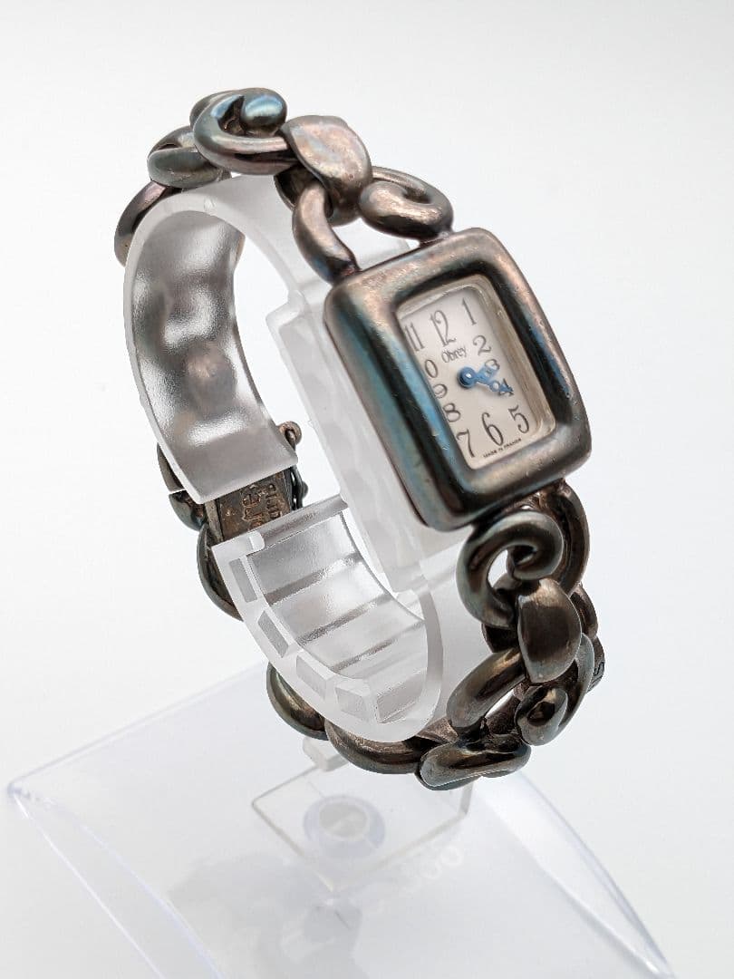 稼働品 Obrey オブレイ 銀無垢 シルバー SILVER ハンドメイド 純銀
