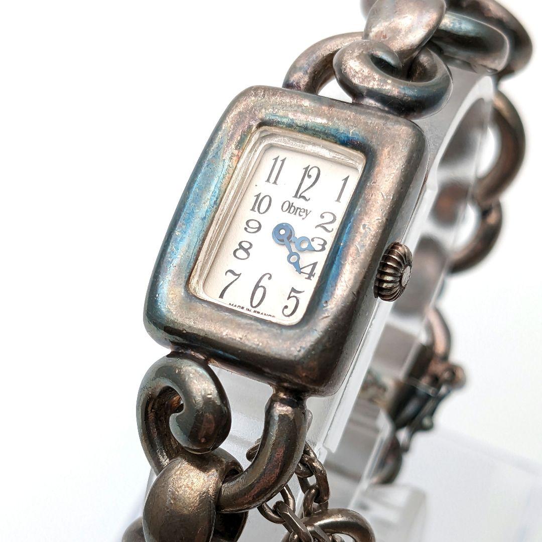 稼働品 Obrey オブレイ 銀無垢 シルバー SILVER ハンドメイド 純銀