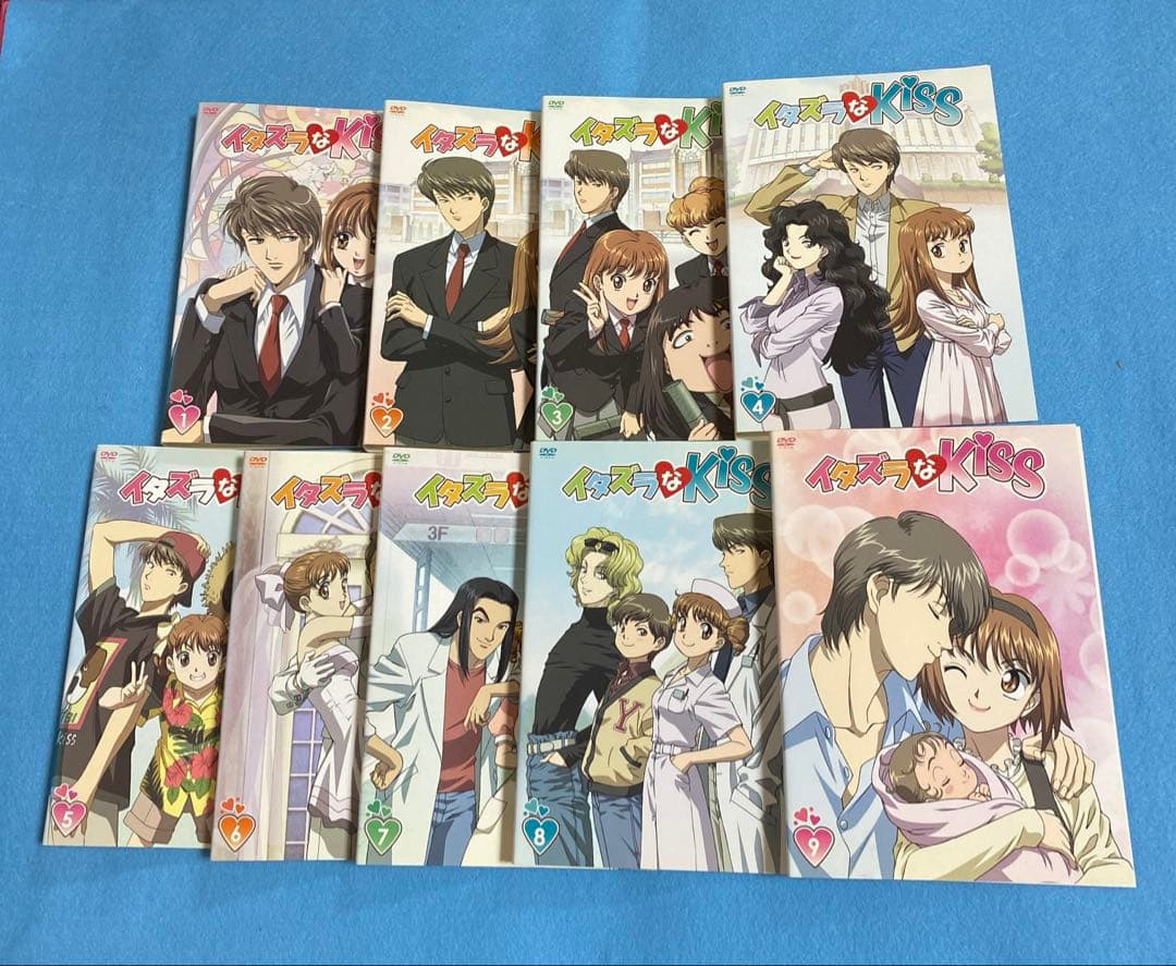 イタズラなKiss 1〜9 アニメ　ＤＶＤ全9本
