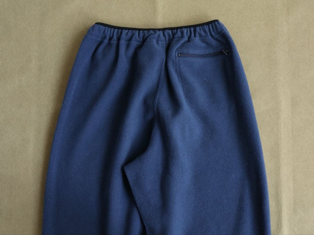 90s 台湾製 NIKE フリースパンツ ネイビー 裾スウォッシュ