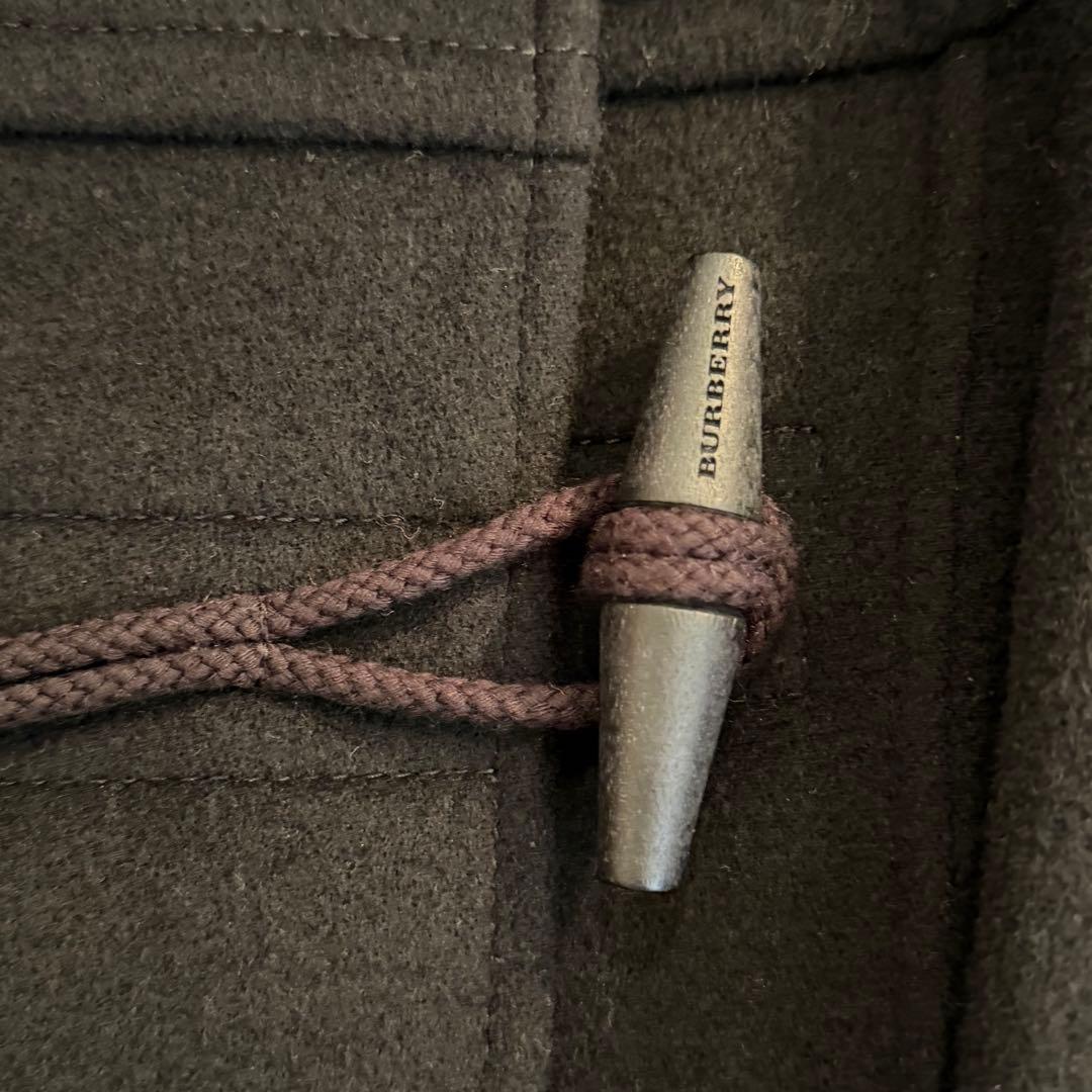 t*p様 バーバリー メガチェック ペプラム ダッフルコート 黒 44