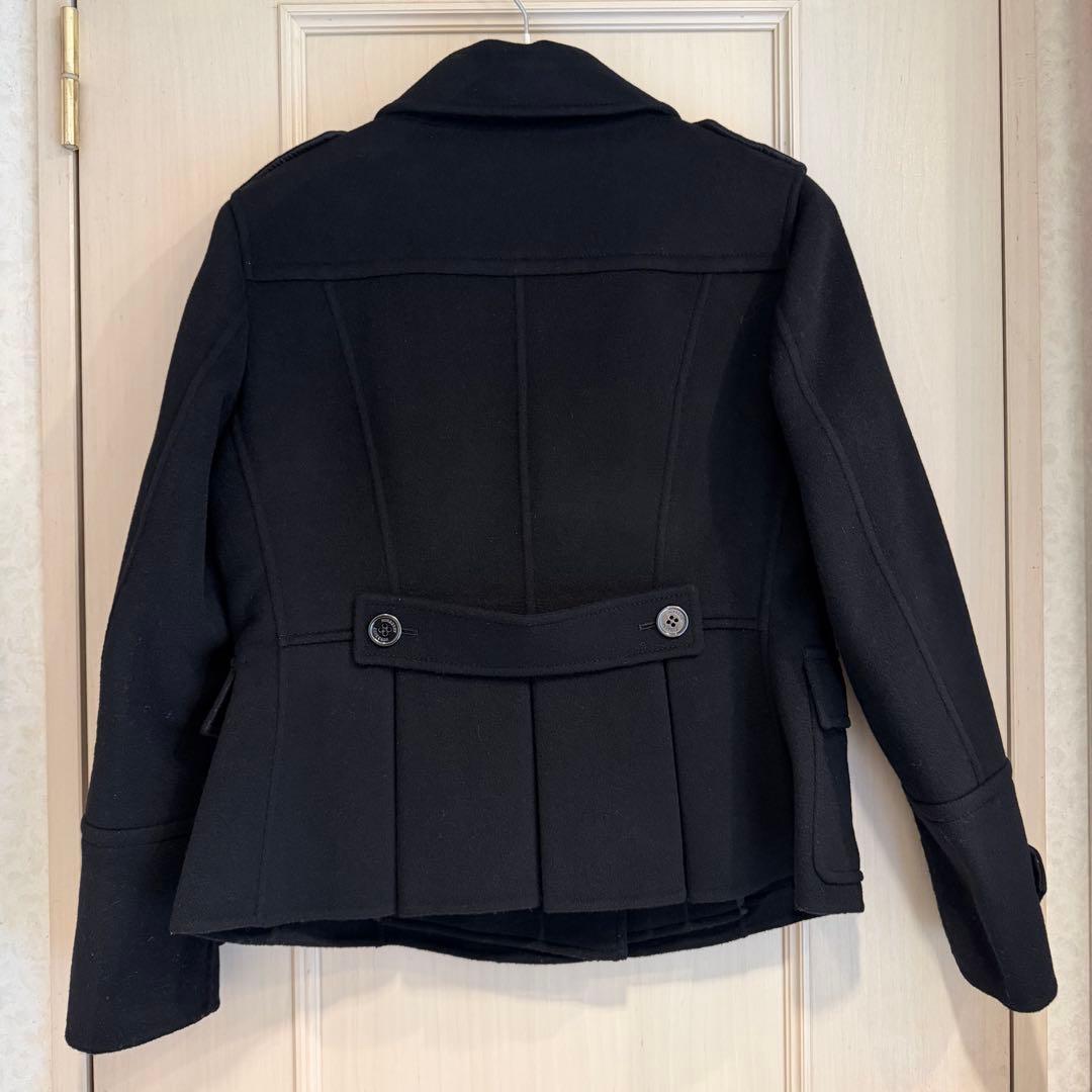 t*p様 バーバリー メガチェック ペプラム ダッフルコート 黒 44