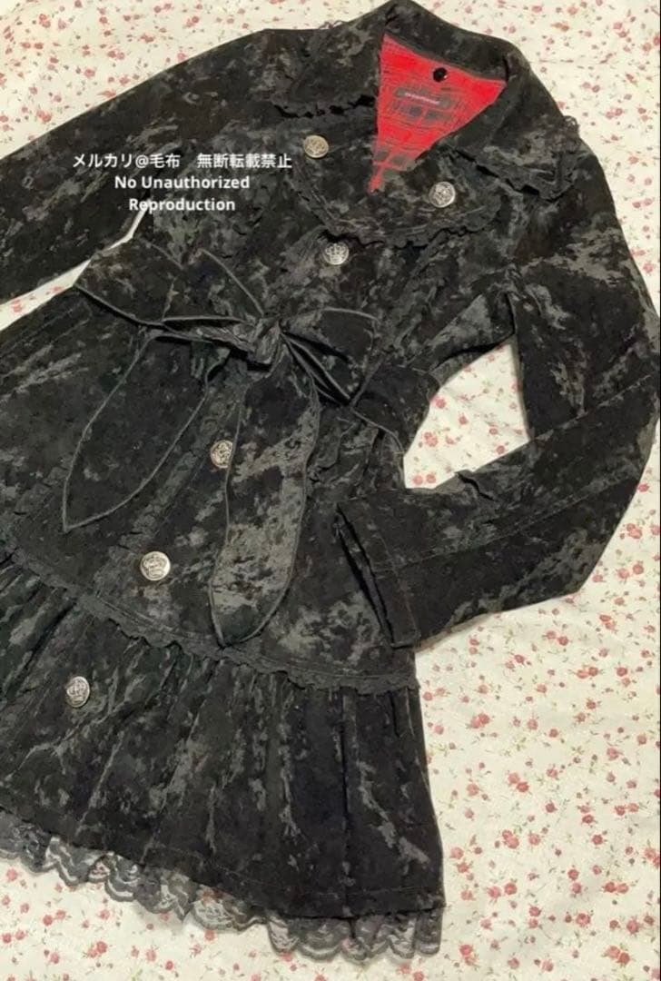 アルゴンキン スウェード アウター コート ブラック ALGONQUINS