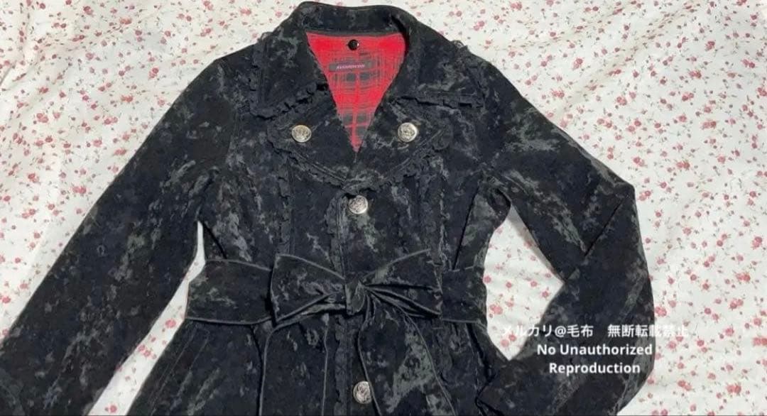 アルゴンキン スウェード アウター コート ブラック ALGONQUINS