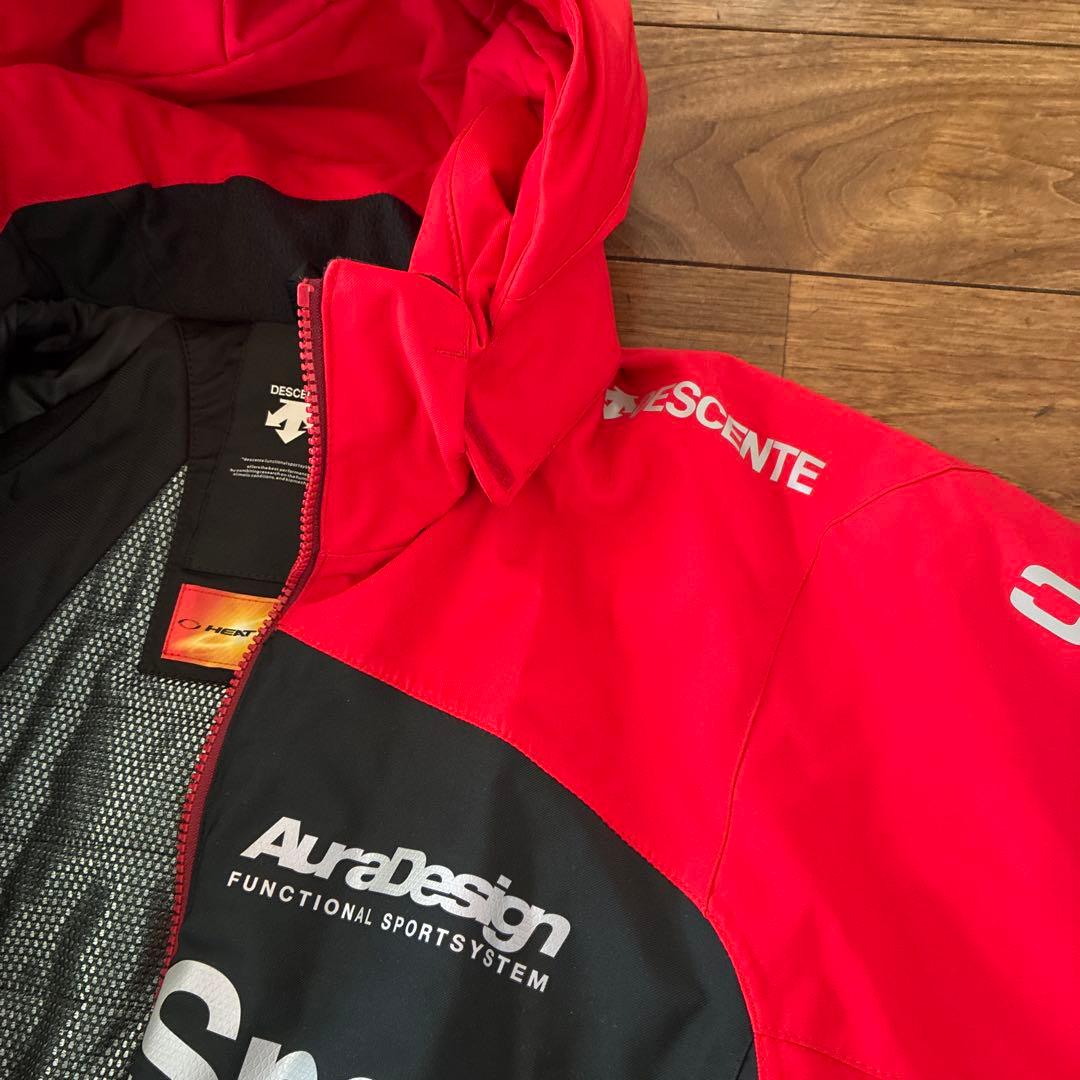DESCENTE ヒートナビ　スノーフード付きジャケットのみ　Oサイズ　(LL)