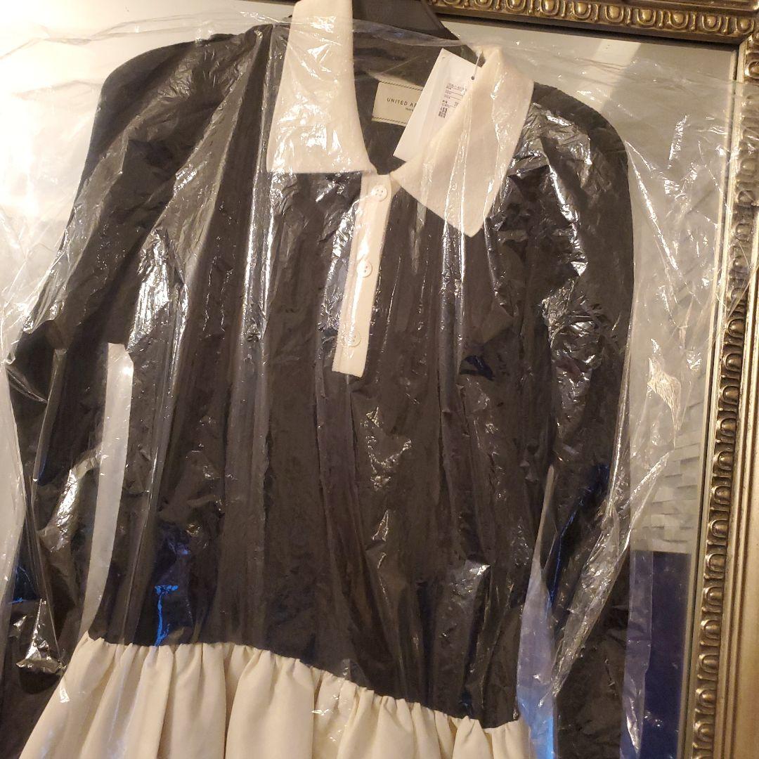 25aw 新品　ユナイテッドアローズ　フィット ＆ フレア ポロワンピース