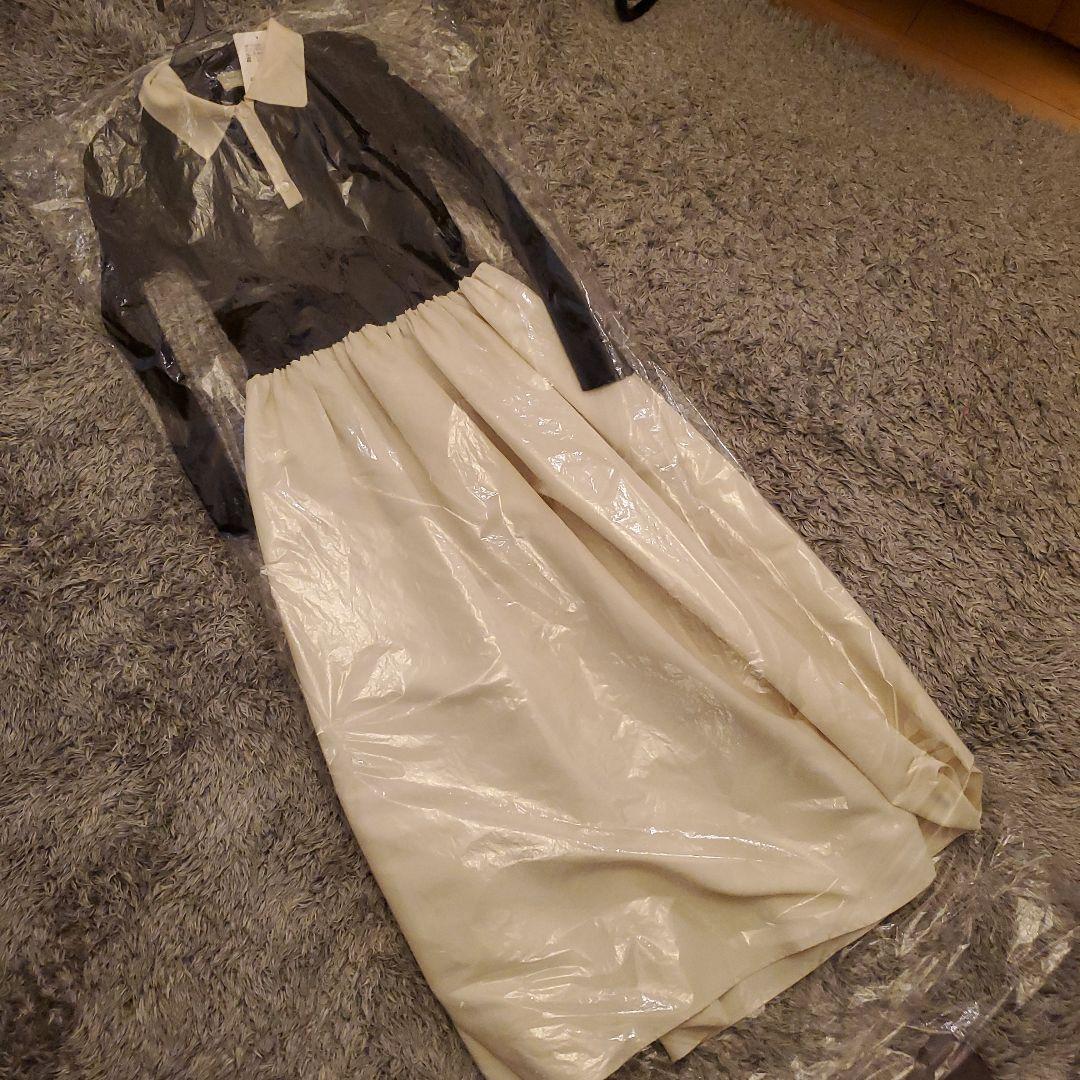 25aw 新品　ユナイテッドアローズ　フィット ＆ フレア ポロワンピース