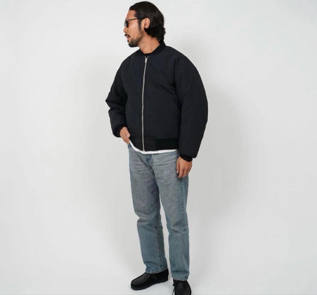 ジャケット・アウター KAJA REVERSIBLE BOA NAYLON BOMBER JACKET