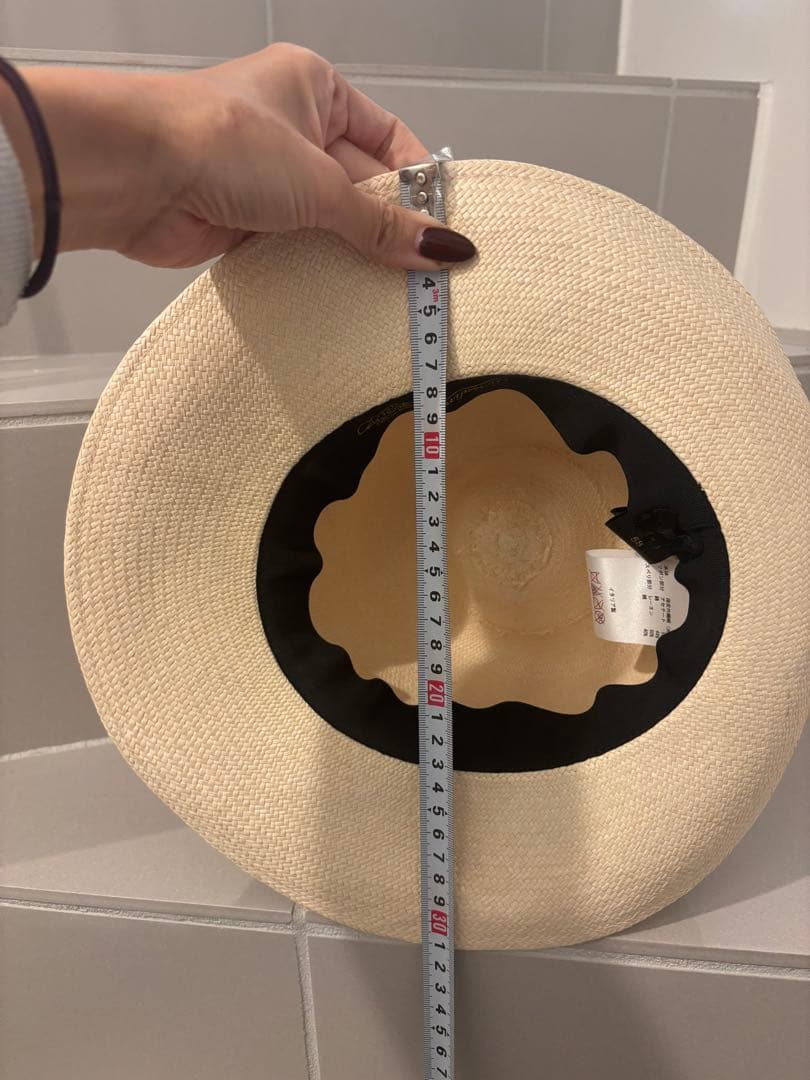 ほぼ未使用Borsalino パナマハット58